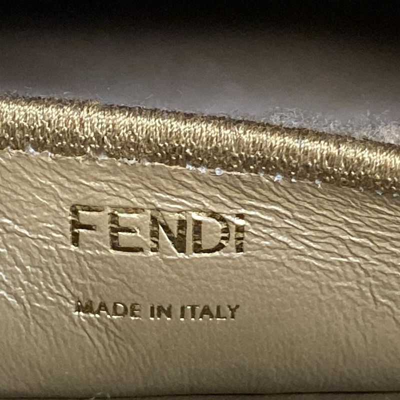 Fendi Handbag Peekaboo Icy Youth Small/selleria 8bn327 Beige Mouton
