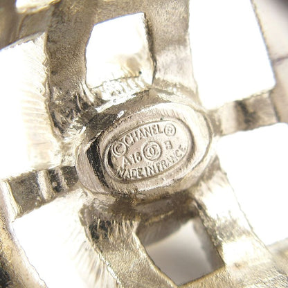 Chanel Ring Beautiful Silver And Ivory
