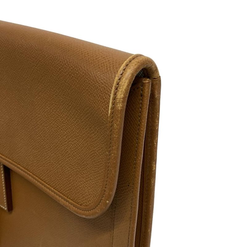 Hermes Giselle GM Gold Clutch Bag