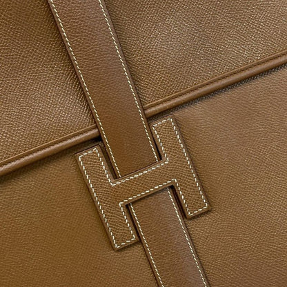 Hermes Giselle GM Gold Clutch Bag