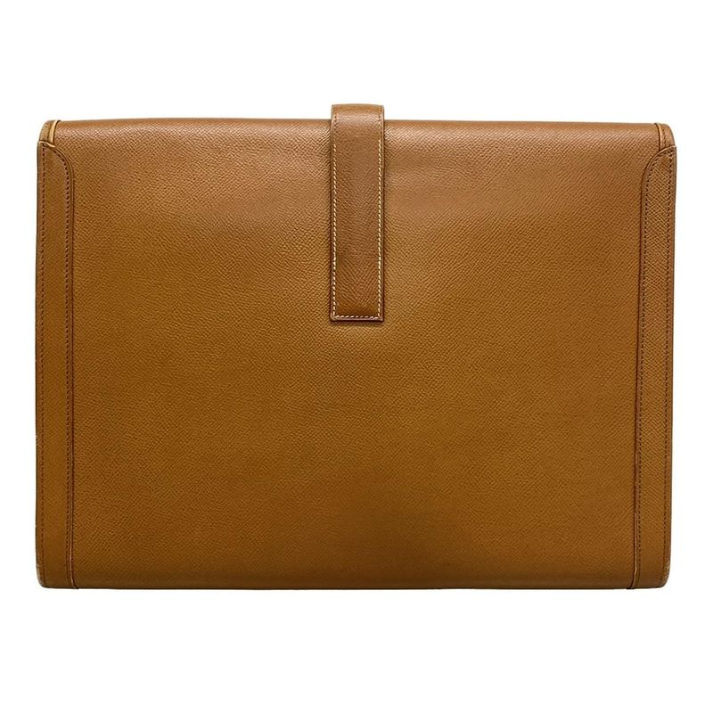 Hermes Giselle GM Gold Clutch Bag