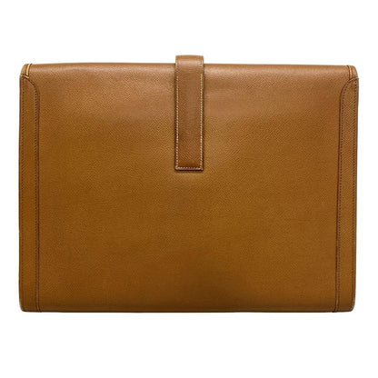 Hermes Giselle GM Gold Clutch Bag