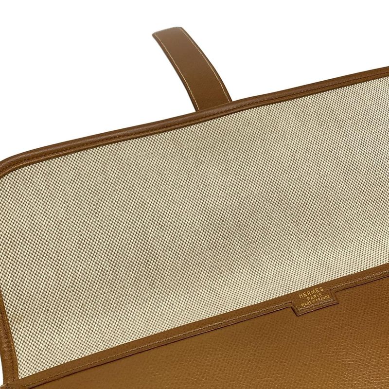 Hermes Giselle GM Gold Clutch Bag