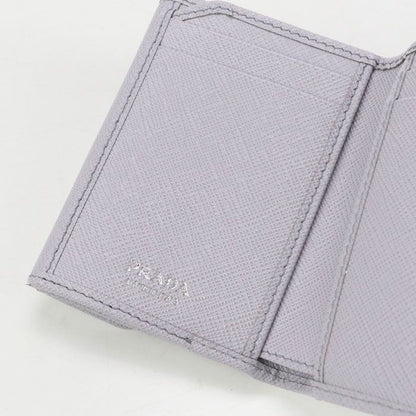 Prada Saffiano Triangle Wallet Saffiano Leather 1mh043 QHH F0etb Tri-fold