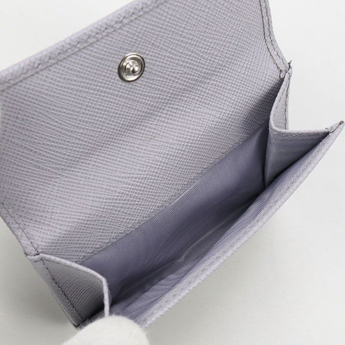 Prada Saffiano Triangle Wallet Saffiano Leather 1mh043 QHH F0etb Tri-fold