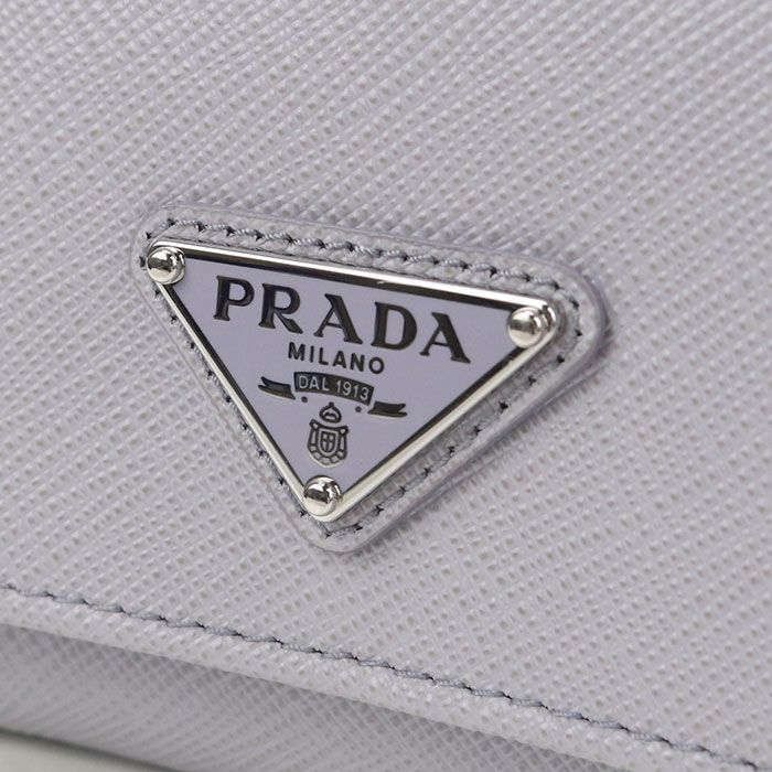 Prada Saffiano Triangle Wallet Saffiano Leather 1mh043 QHH F0etb Tri-fold
