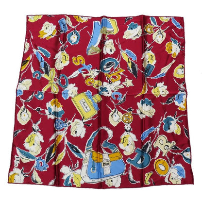 Unused Christian DIOR 100% Silk Square Scarf Bandana Logo Bag Perfume Total