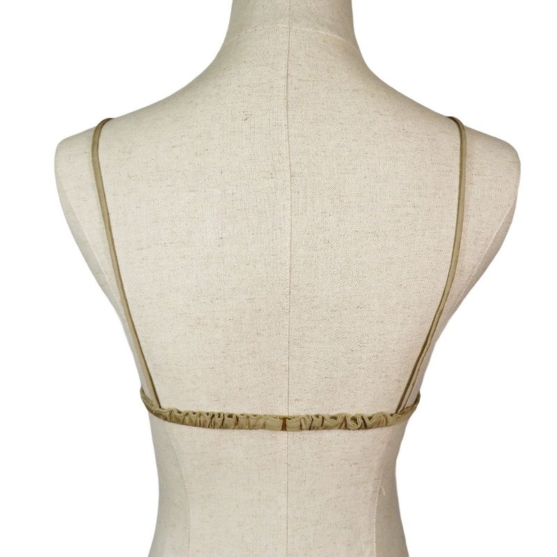 Unused 22 Fendi Silk Sheer Sleeveless Cut And Sewn Camisole With Inner FF Logo