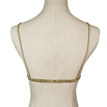 Unused 22 Fendi Silk Sheer Sleeveless Cut And Sewn Camisole With Inner FF Logo