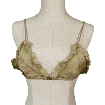 Unused 22 Fendi Silk Sheer Sleeveless Cut And Sewn Camisole With Inner FF Logo