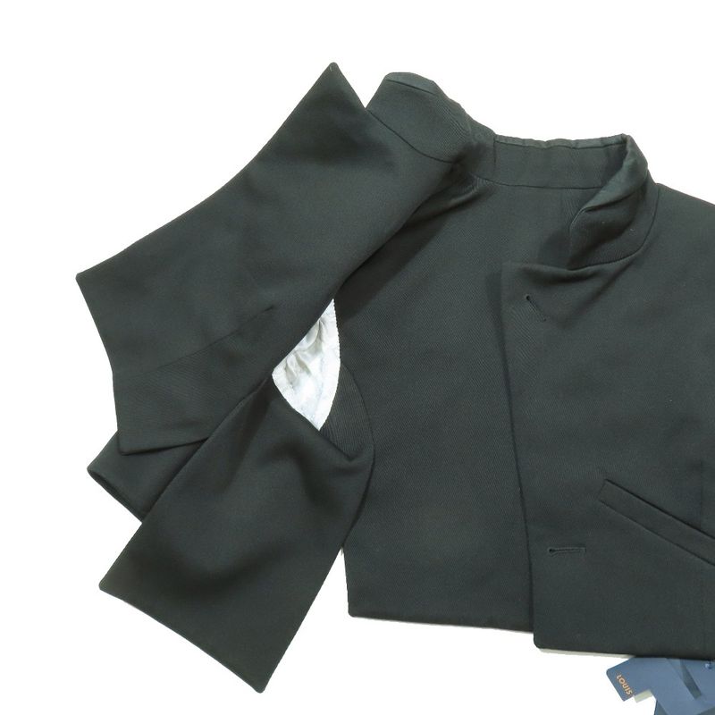 Unused 23aw Louis Vuitton WOOL Twill Cropped Jacket Half Sleeve Short Cropped