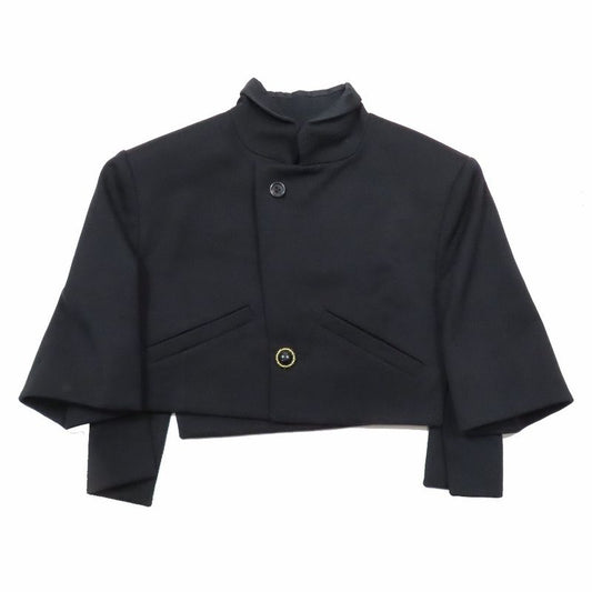 Unused 23aw Louis Vuitton WOOL Twill Cropped Jacket Half Sleeve Short Cropped