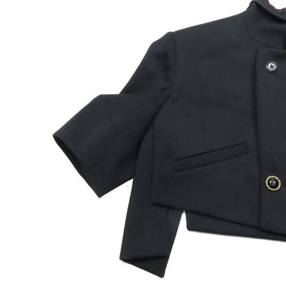 Unused 23aw Louis Vuitton WOOL Twill Cropped Jacket Half Sleeve Short Cropped