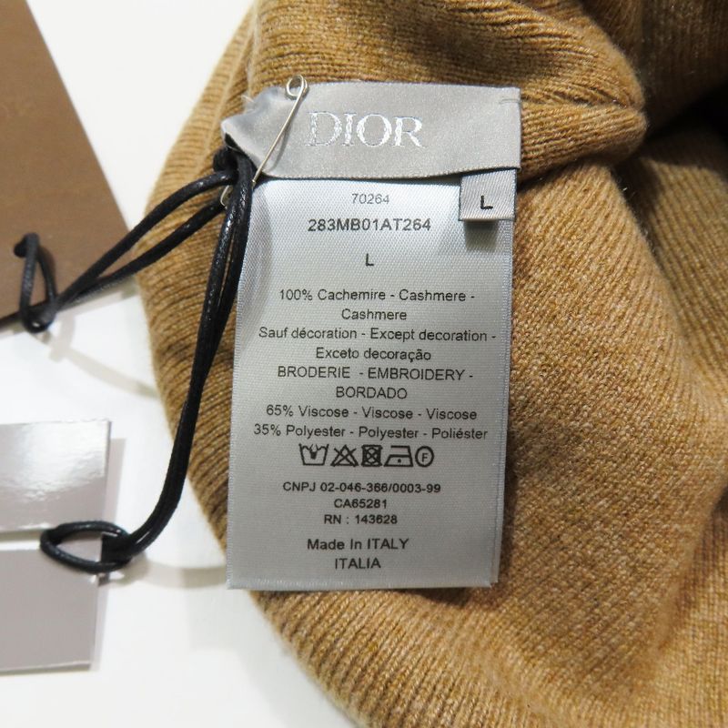 Unused 22aw Dior X Travis Scott Cactus Jack Dior Knit Hat Beanie Letter Logo