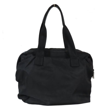 Prada Nylon Mini Boston Tote Handbag Triangle Logo Vr4377 Triangle Logo