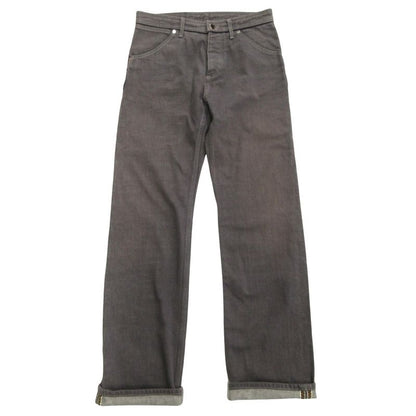 Louis Vuitton Denim Pants Jeans Damier LV Logo Button Fly On The Back 40