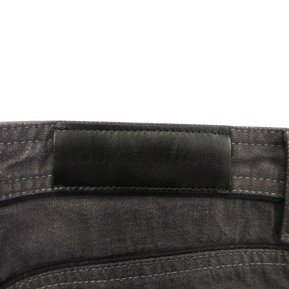 Louis Vuitton Denim Pants Jeans Damier LV Logo Button Fly On The Back 40