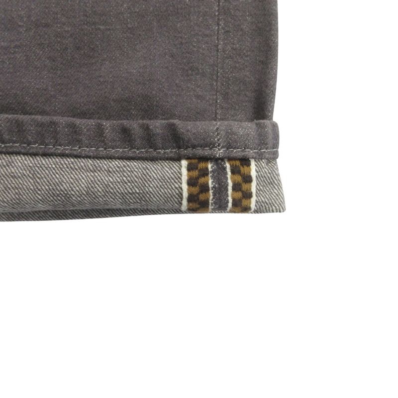 Louis Vuitton Denim Pants Jeans Damier LV Logo Button Fly On The Back 40