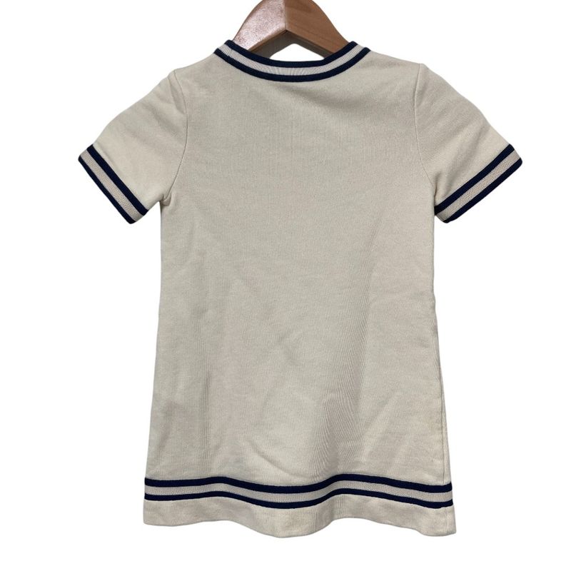 Gucci Kids Horsebit Cotton Jersey Dress 718772 6 Size Off White Kids Used