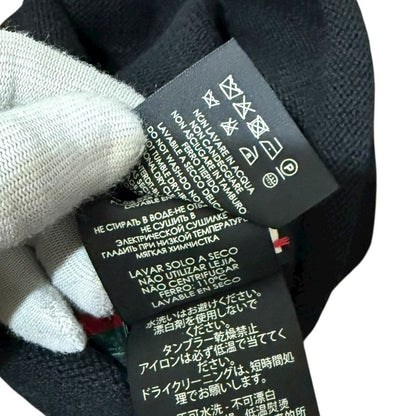 Gucci Michele Period Sherry Line Knit Cap Size L Black Men Women Used