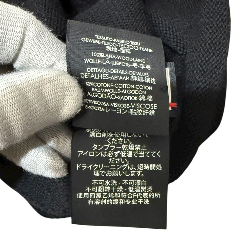 Gucci Michele Period Sherry Line Knit Cap Size L Black Men Women Used