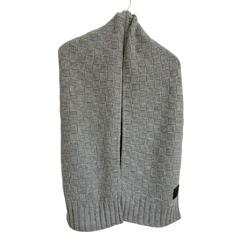 Louis Vuitton 100% Cashmere Echarpe Helsinki Scarf M74420 Gray Men's Used