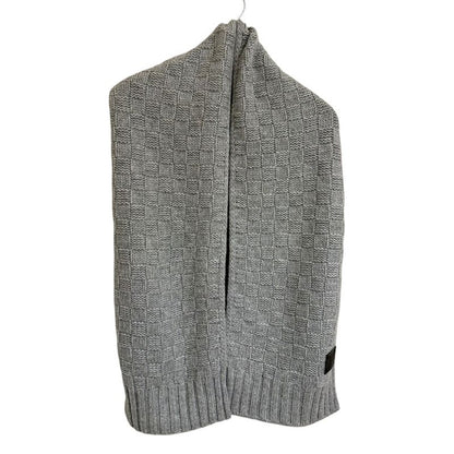 Louis Vuitton 100% Cashmere Echarpe Helsinki Scarf M74420 Gray Men's Used