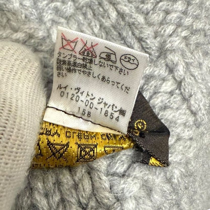 Louis Vuitton 100% Cashmere Echarpe Helsinki Scarf M74420 Gray Men's Used