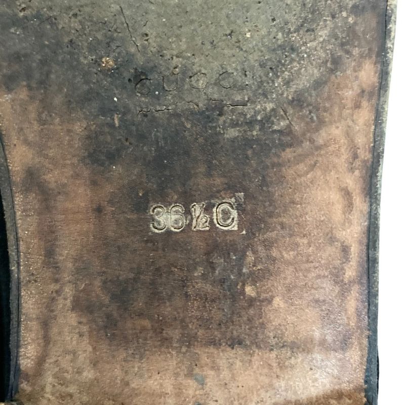 Gucci Suede Horsebit Chukka Boots Size 36 1 2 Approx 23.5cm (9.25in) Black Gold