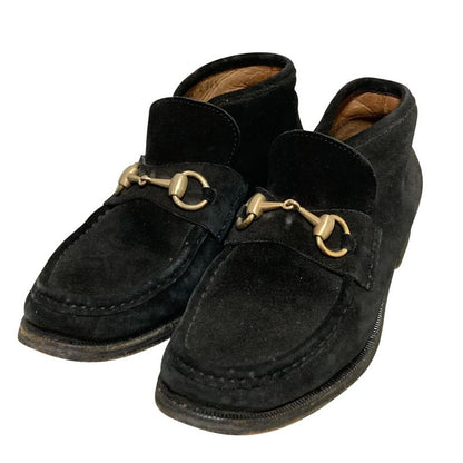 Gucci Suede Horsebit Chukka Boots Size 36 1 2 Approx 23.5cm (9.25in) Black Gold
