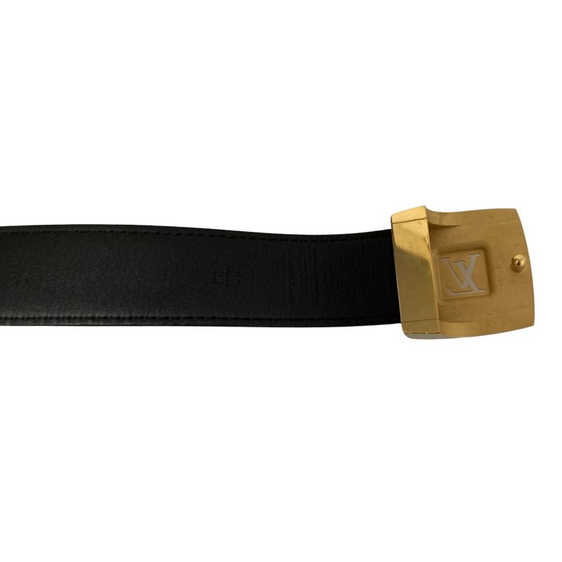 Louis Vuitton Santure LV Cut Monogram Multi Belt M6890 80 32 Black Ladies