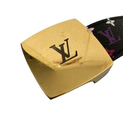 Louis Vuitton Santure LV Cut Monogram Multi Belt M6890 80 32 Black Ladies