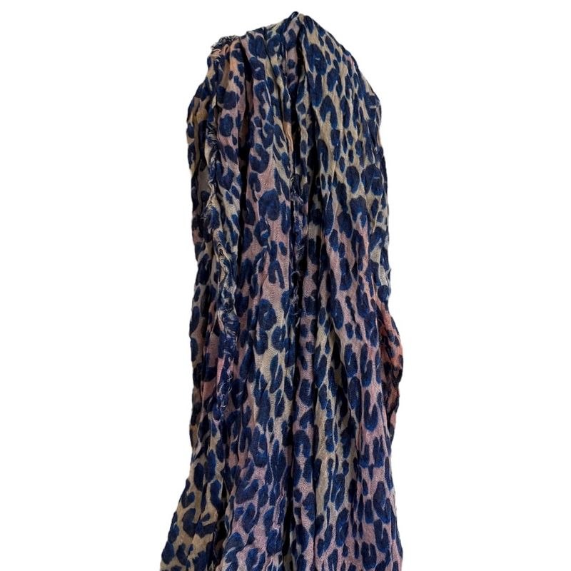 Louis Vuitton Leopard Pattern Cashmere And Silk Large Shawl 401910