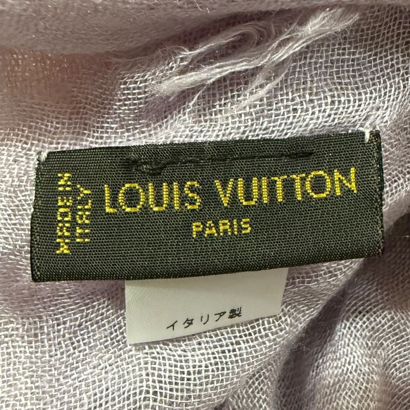 Louis Vuitton Graffiti Pattern Silk And Cashmere Shawl 401910 Multicolor