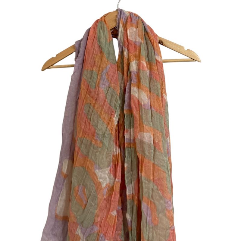 Louis Vuitton Graffiti Pattern Silk And Cashmere Shawl 401910 Multicolor