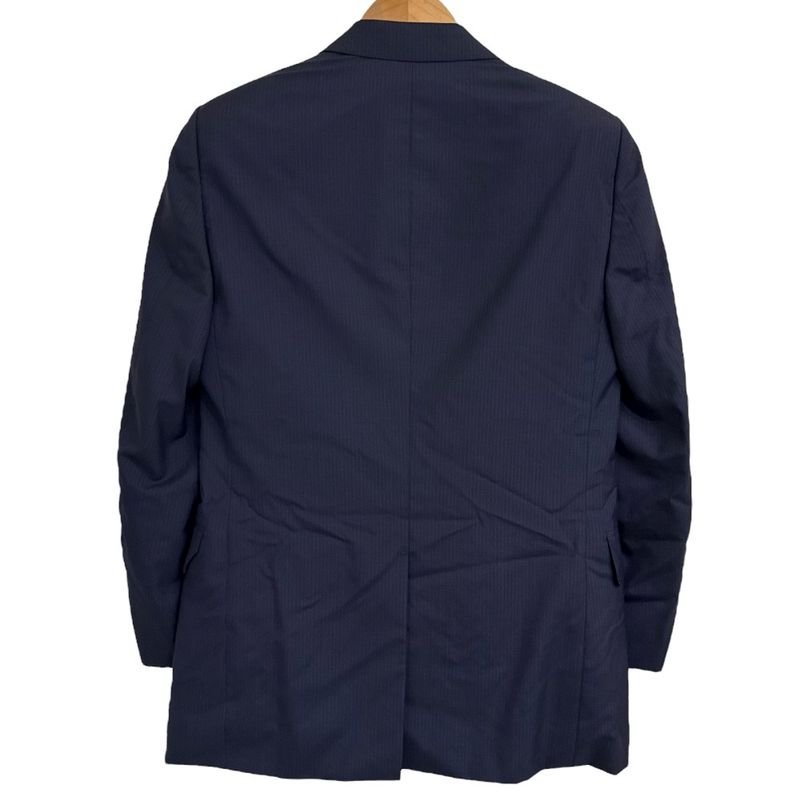 Louis Vuitton Pinstripe Tailored Jacket + Slacks Pants Suit Setup 44 Navy Men's