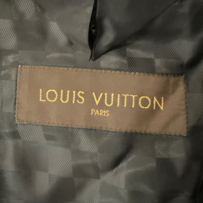 Louis Vuitton Pinstripe Tailored Jacket + Slacks Pants Suit Setup 44 Navy Men's