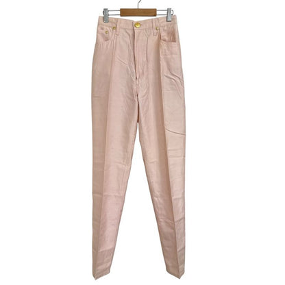 Christian DIOR Vintage French Silk-blend Tapered Pants 36 Pink Women's Used