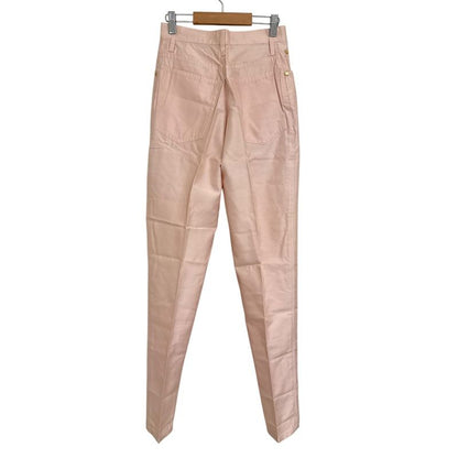 Christian DIOR Vintage French Silk-blend Tapered Pants 36 Pink Women's Used