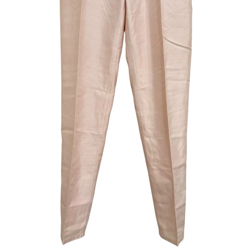 Christian DIOR Vintage French Silk-blend Tapered Pants 36 Pink Women's Used