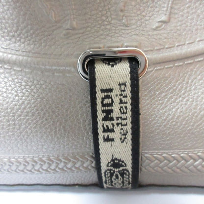 Fendi Selleria Villa Borghese Handbag 8bn155 Gray Ladies Used