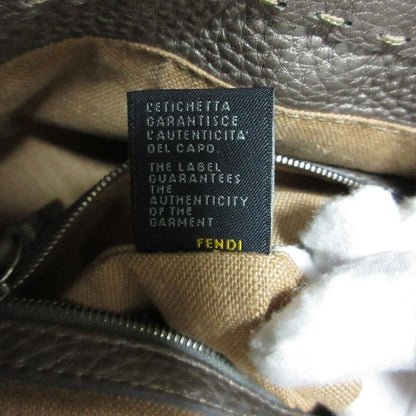 Fendi Selleria Villa Borghese Handbag 8bn155 Gray Ladies Used