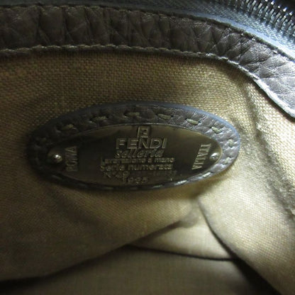 Fendi Selleria Villa Borghese Handbag 8bn155 Gray Ladies Used