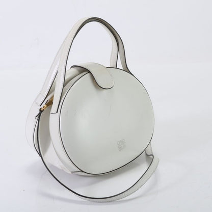 Vintage Loewe Anagram Leather 2WAY Shoulder Bag Crossbody Hand Tote Gold