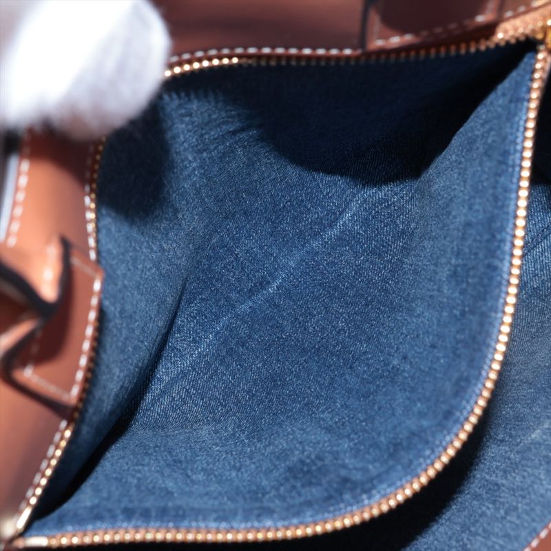 Unused Current Celine Small Vertical Cabas Denim Leather 2WAY Shoulder Bag