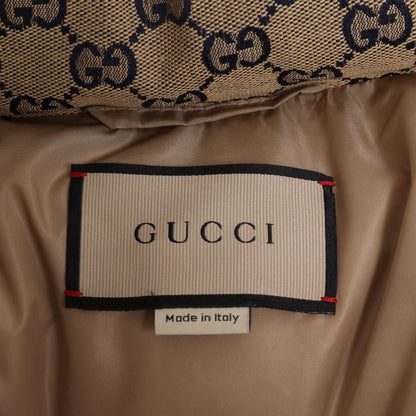 Current Gucci GG Canvas Down Vest With Detachable Hood 48 M Size Equivalent