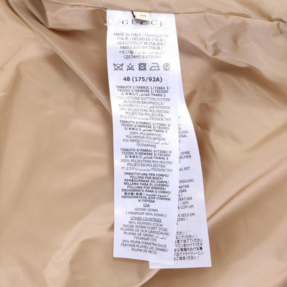 Current Gucci GG Canvas Down Vest With Detachable Hood 48 M Size Equivalent