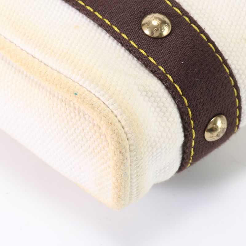 Louis Vuitton Antigua Cabas PM M40039 Handbag Tote Top Handle Shoulder Leather