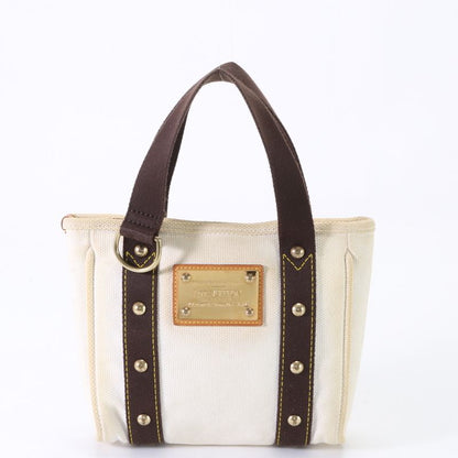 Louis Vuitton Antigua Cabas PM M40039 Handbag Tote Top Handle Shoulder Leather