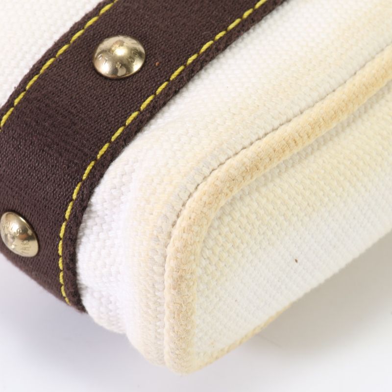 Louis Vuitton Antigua Cabas PM M40039 Handbag Tote Top Handle Shoulder Leather